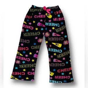 Fuzzy Girls CHEER Pajama Pants